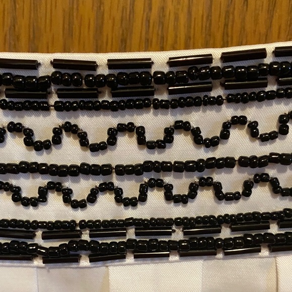 Moda International Ivory Blouse with Dark Accents - Picture 2 of 5